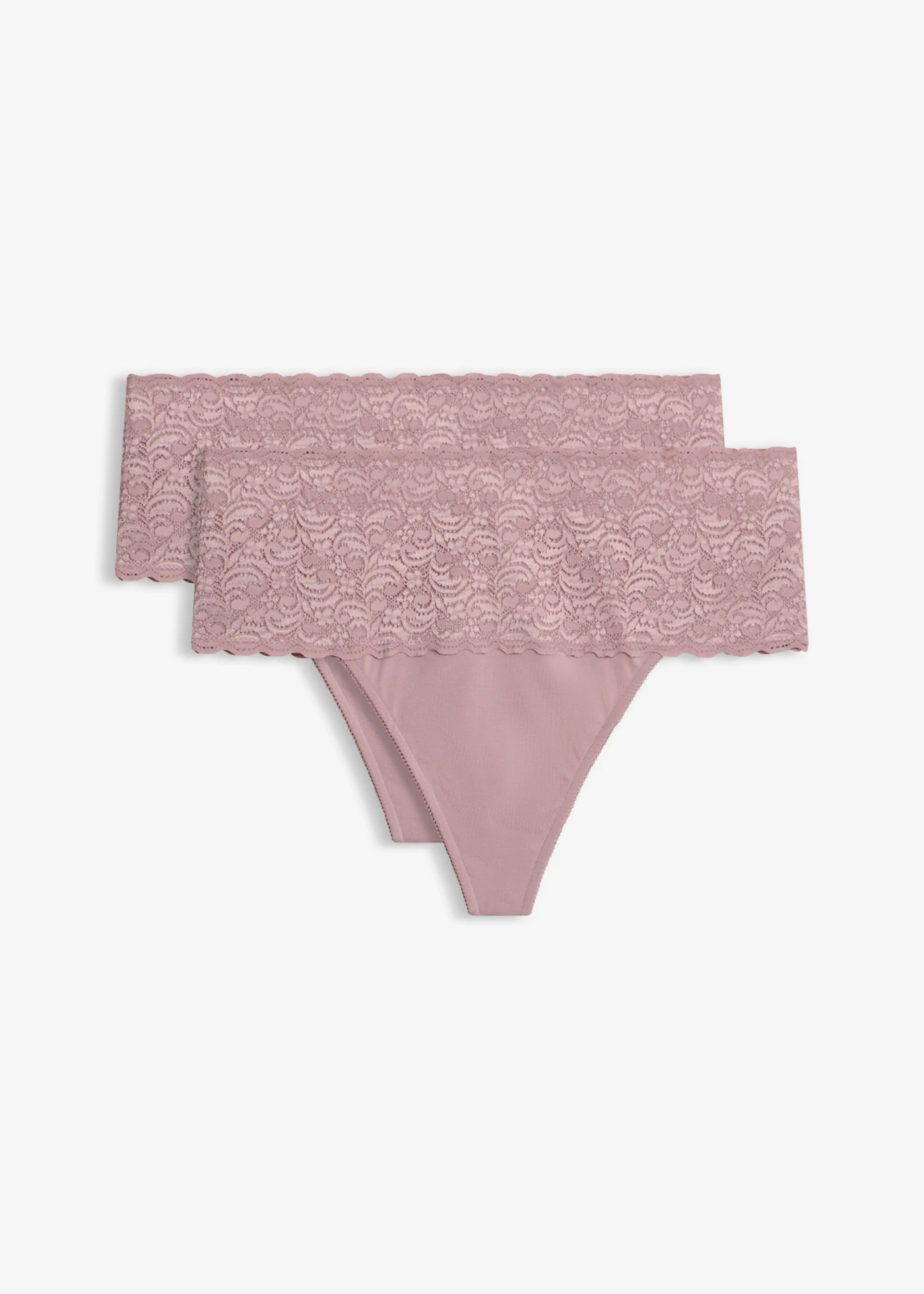 Alakformáló tanga közepes formáló hatással (2 db-os csomag) • rózsafa • bonprix áruház