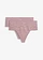 Corrigerende string (set van 2), medium corrigerend, Kleur: rozenhout