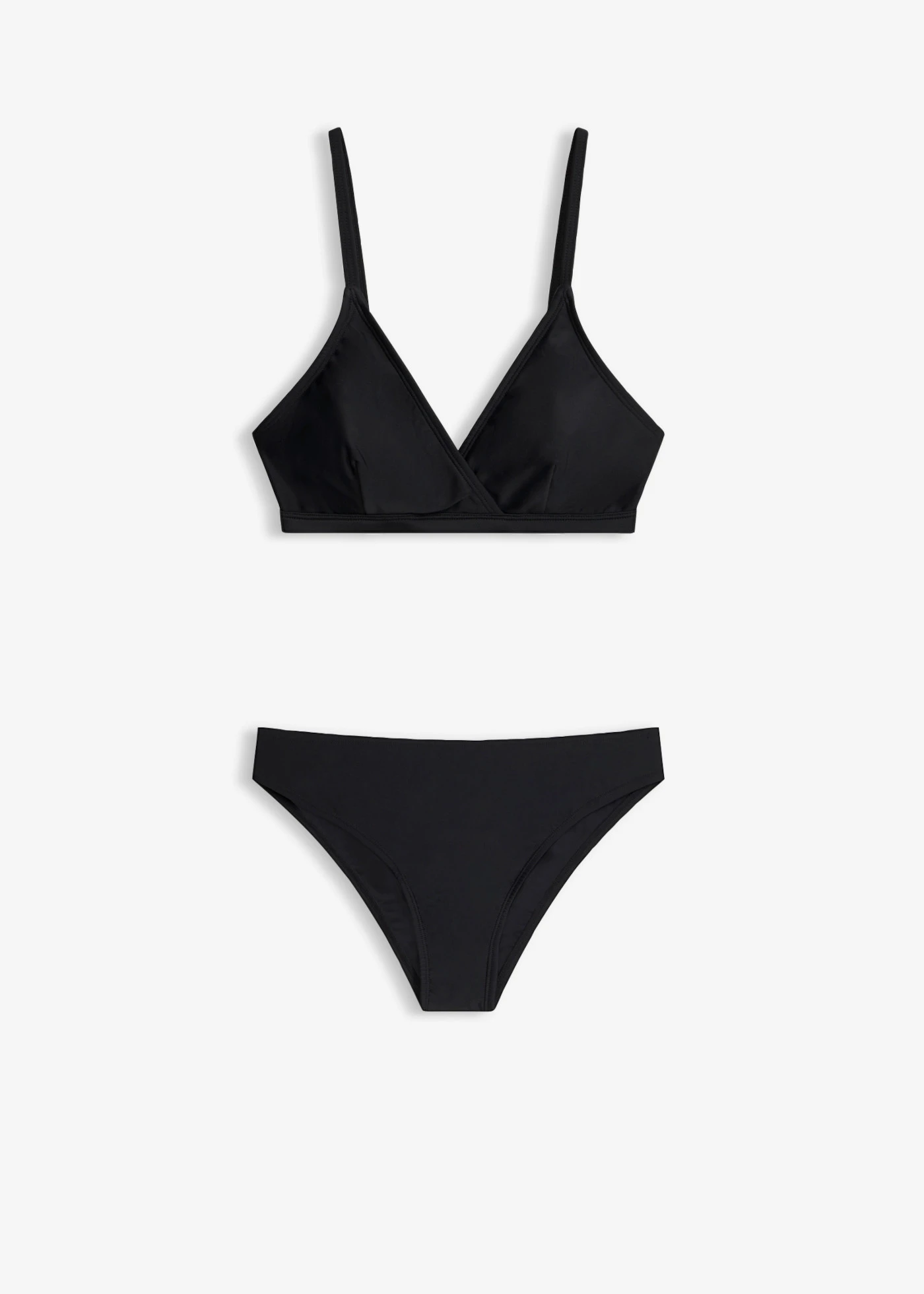 Bikini z wysoko wyciętymi nogawkami (2 części) • czarny • sklep bonprix