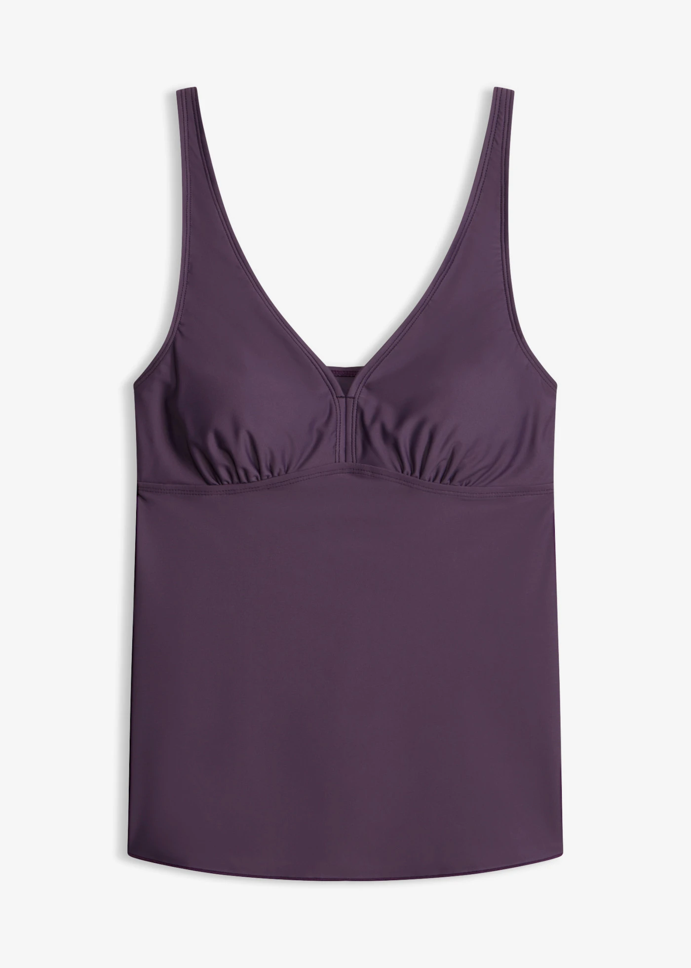 Tankinitop met V-hals • prune • product-page.page-title-suffix