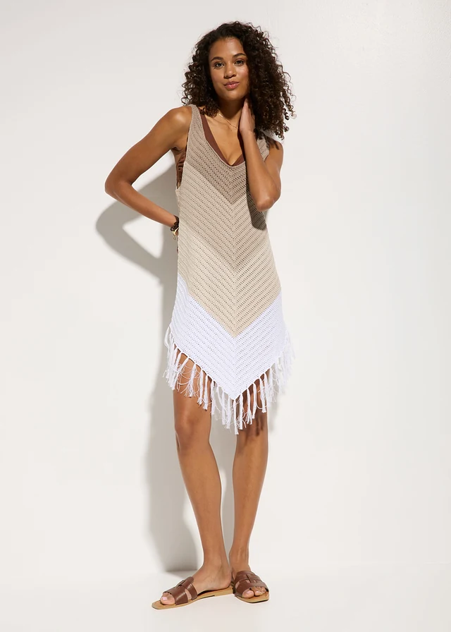 Robe de plage en maille légère • taupe • product-page.page-title-suffix