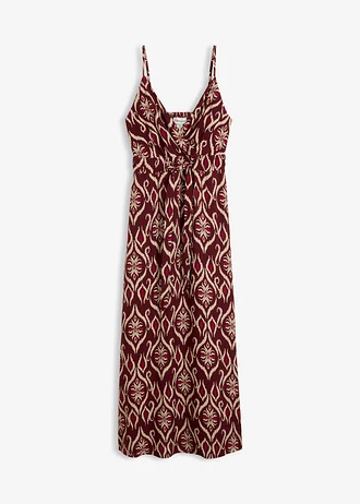 Robe longue en viscose fluide