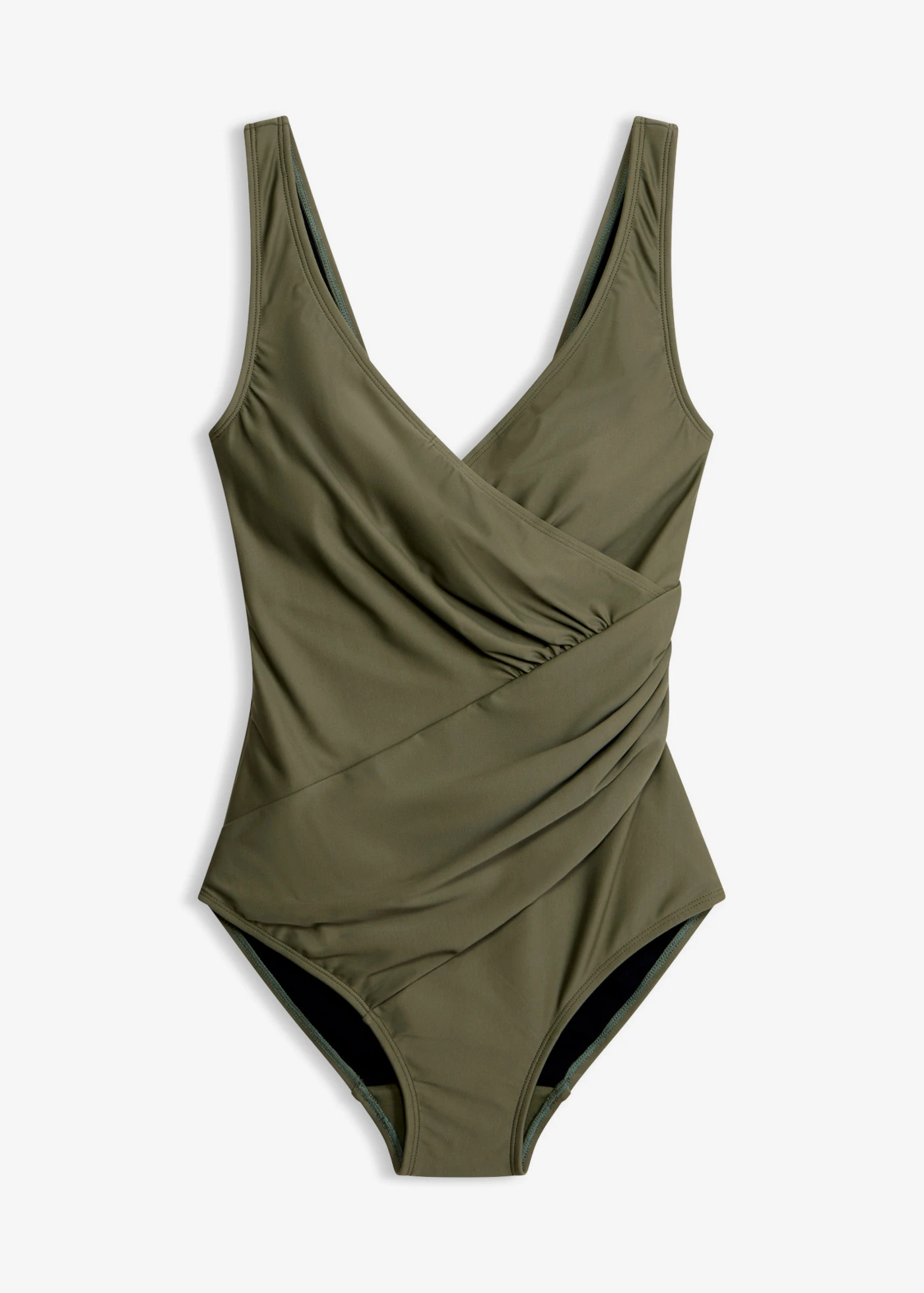 Medium corrigerend badpak in wikkellook • donkerolijfgroen • product-page.page-title-suffix