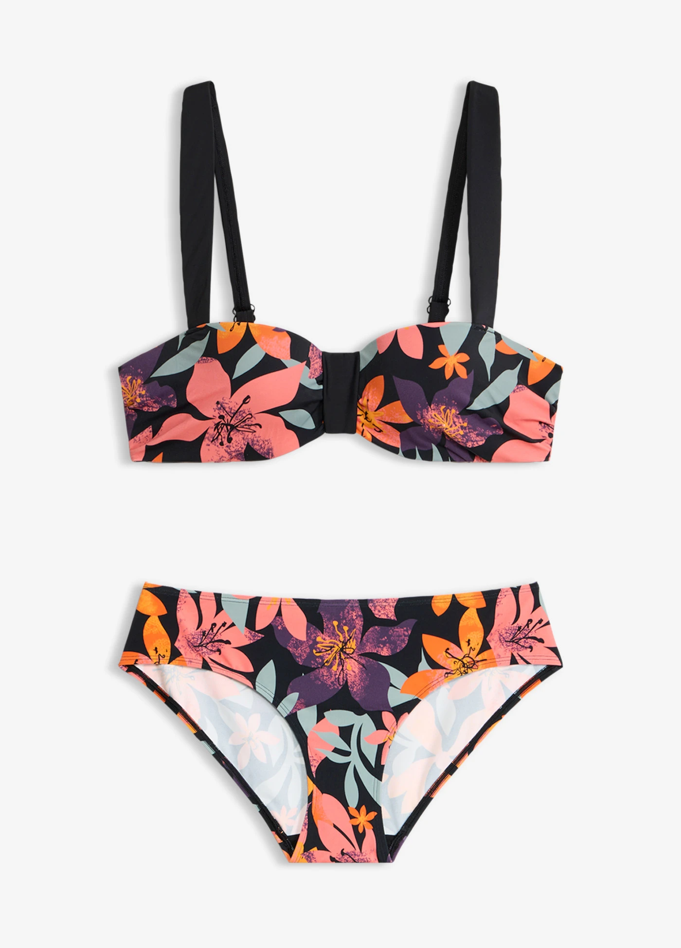 Bikini à armatures (ens. 2 pces) • noir/multicolore • product-page.page-title-suffix