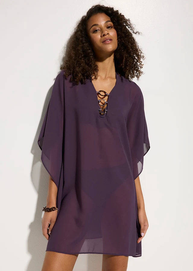 Strandtuniek van chiffon • lila • product-page.page-title-suffix