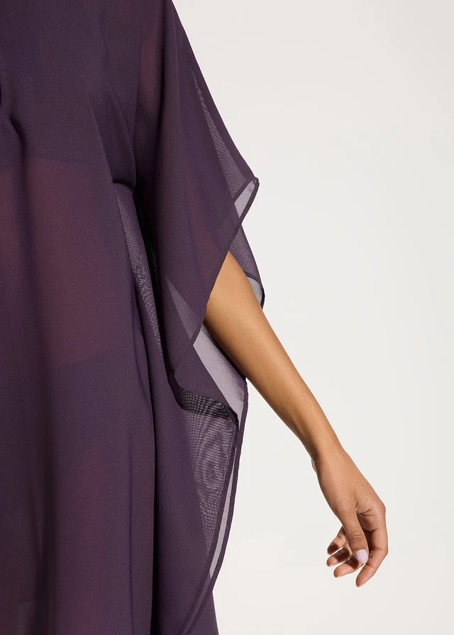 Könnyű sifon strand tunika • lila • bonprix áruház
