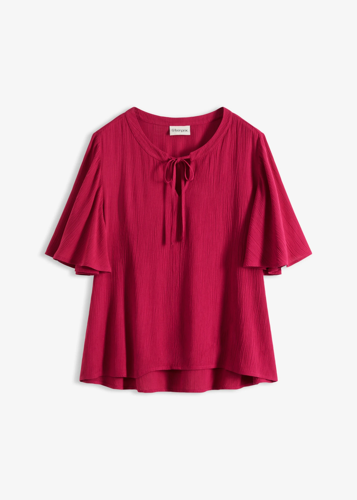 Tuniekblouse van soepele viscose • bessenrood • product-page.page-title-suffix