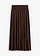 Jersey rok van soepele viscose, Kleur: donkerbruin
