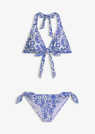 Bikiny s ramínkem kolem krku, na zavazování (2dílná souprava)