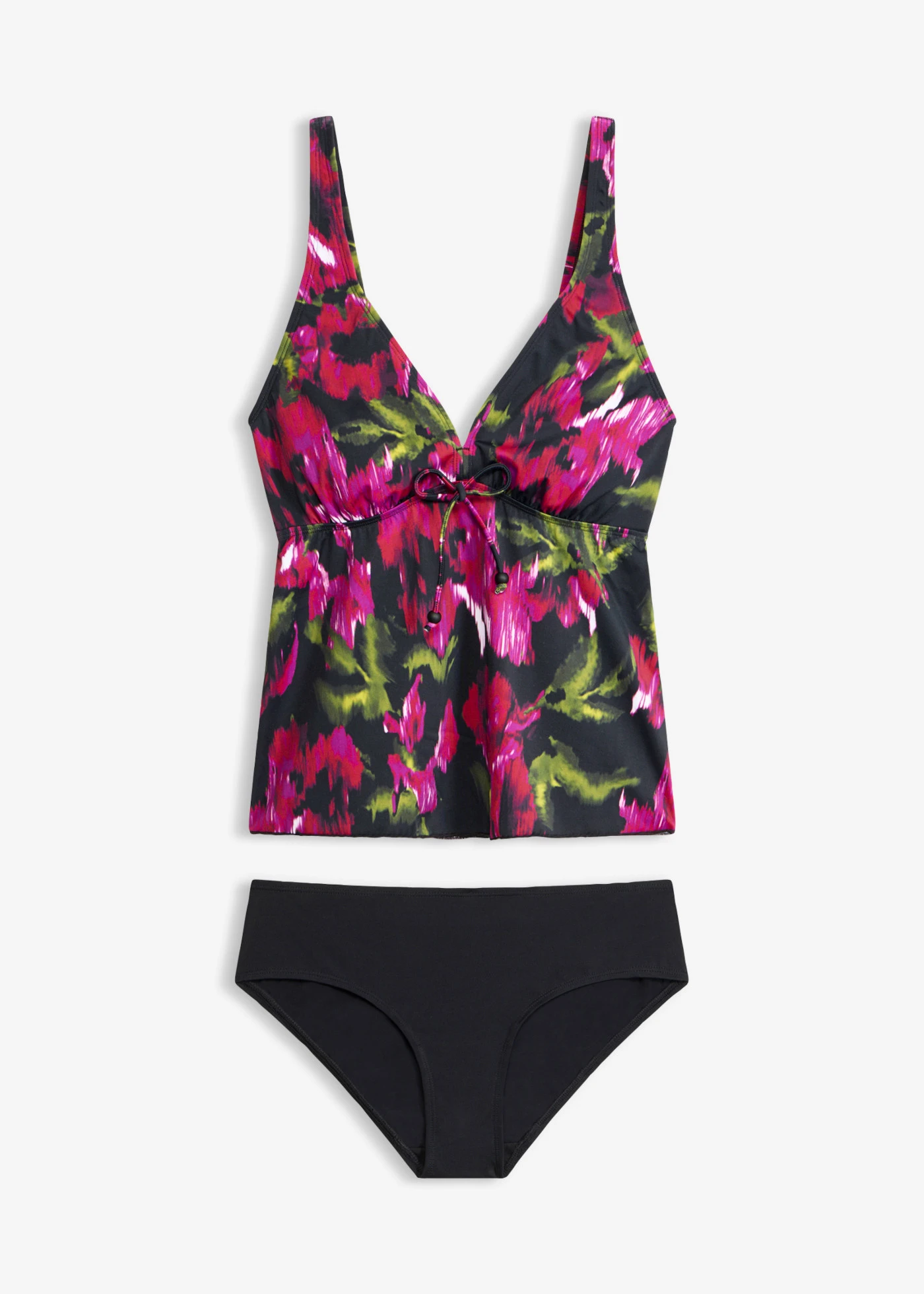 Tankini à bretelles réglables (ens. 2 pces) • noir floral • product-page.page-title-suffix