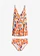 Costum baie tankini lung (set/2piese) cu uscare rapidă, culoare: imprimeu multicolor