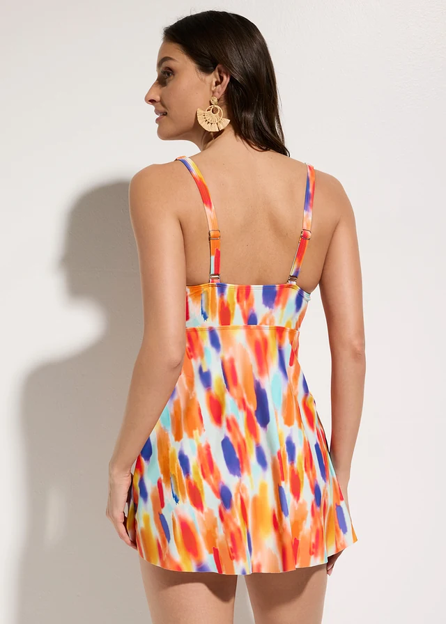 Sneldrogende lange tankini (2-dlg. set) • multicolor met print • product-page.page-title-suffix