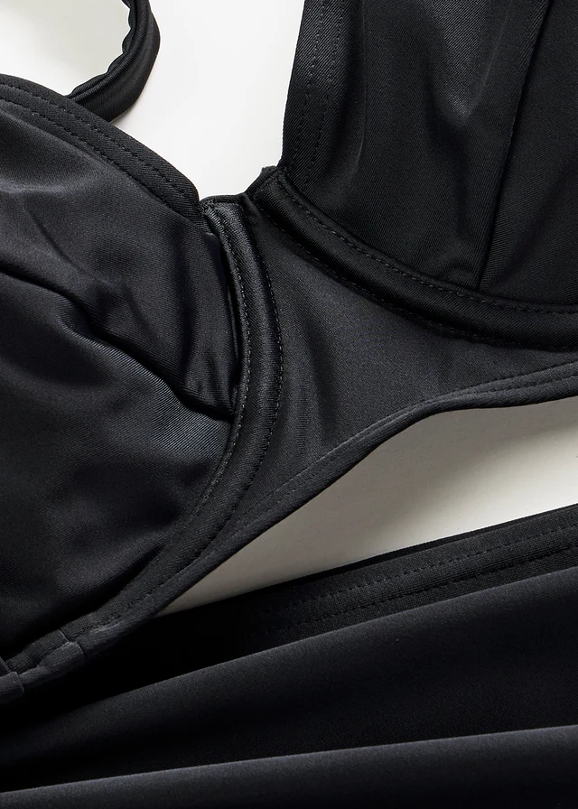 Minimizer bikini met licht corrigerend high waist bikinibroekje (2-dlg. set) • zwart • product-page.page-title-suffix