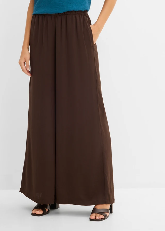 Pantalon palazzo • marron foncé • product-page.page-title-suffix