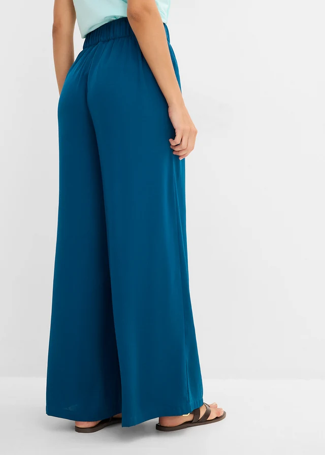Pantaloni palazzo • albastru-petrol • magazin bonprix