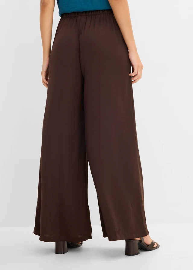 Pantaloni palazzo • maro închis • magazin bonprix