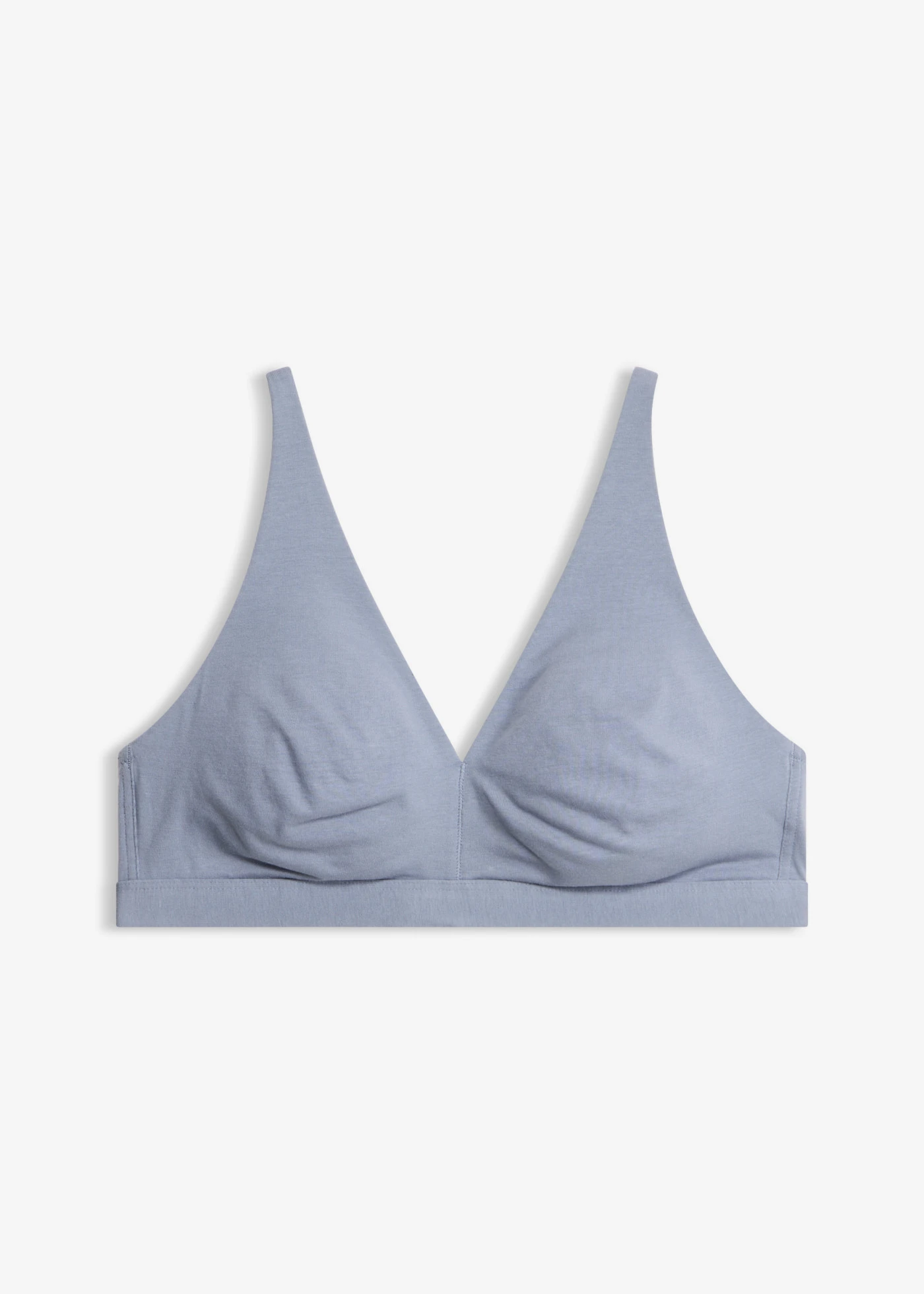 Soutien-gorge bralette coton sans armatures • bleu fumé • product-page.page-title-suffix