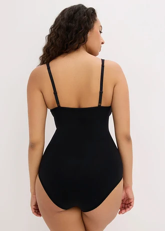 Body modelator fără cusături, cu efect de modelare mediu, culoare: negru