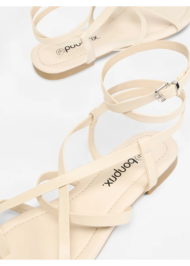Páskové sandály • světle písková • bonprix obchod