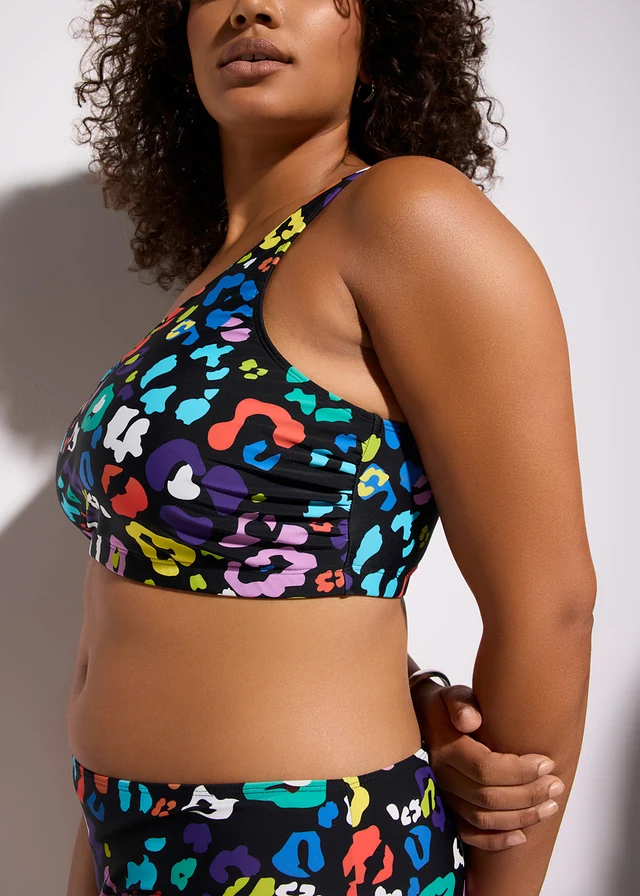 Bralette bikinitop (set van 2) • zwart-meerkleurig plus size • product-page.page-title-suffix