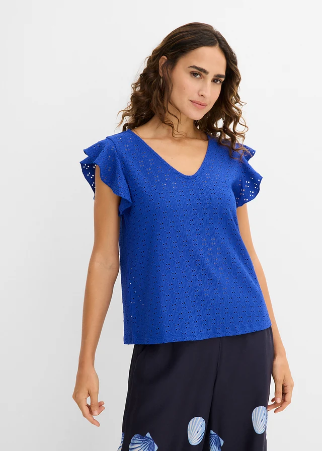 Bluză din viscoză moale • albastru-cobalt • magazin bonprix