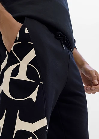 Sweat bermuda van biologisch katoen • zwart • bonprix online shop