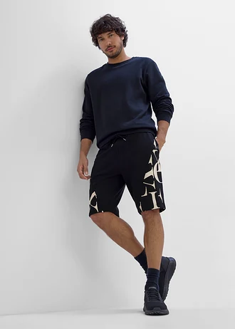 Bermuda sweat • noir • Boutique bonprix