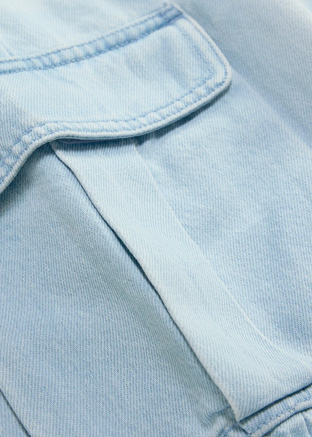 Dlhé džínsové bermudy s prestaviteľným pásom Baggy Fit • svetlomodrá denim • obchod bonprix