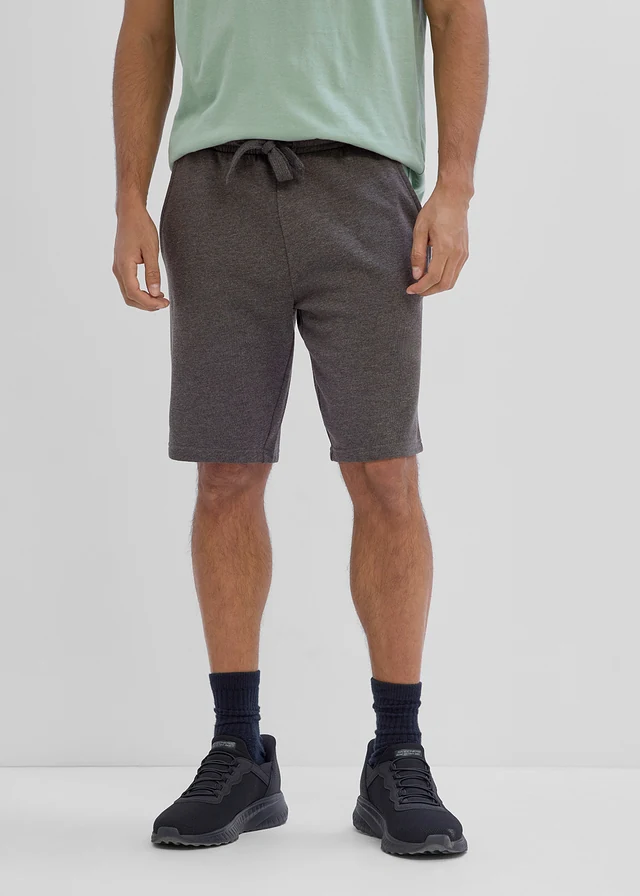 Sweat bermuda • antraciet gemêleerd • product-page.page-title-suffix