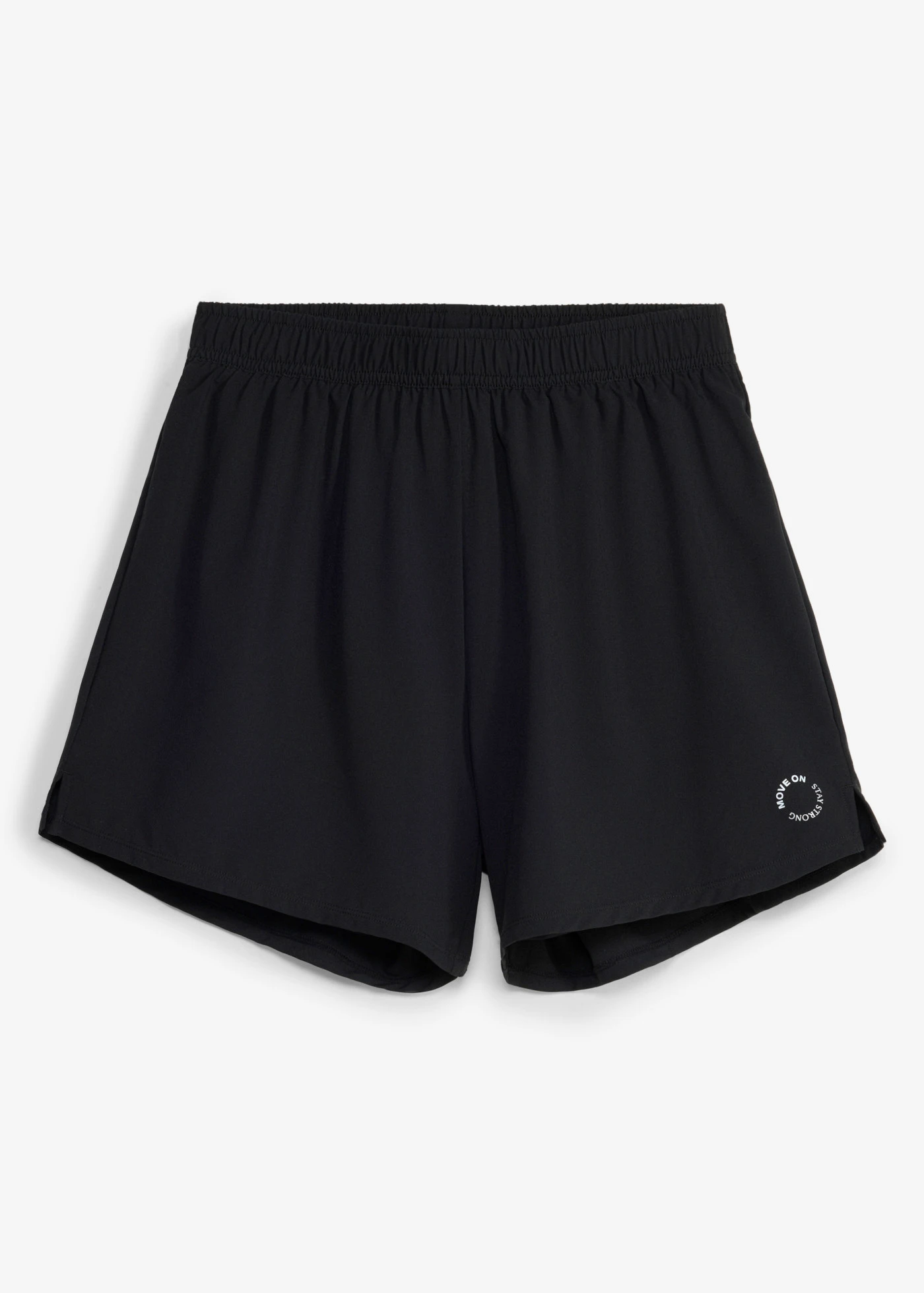 Ultralehké sportovní šortky 2 v 1, rychleschnoucí • černá • bonprix obchod