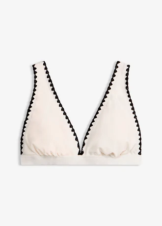 Bikinitop met borduursel