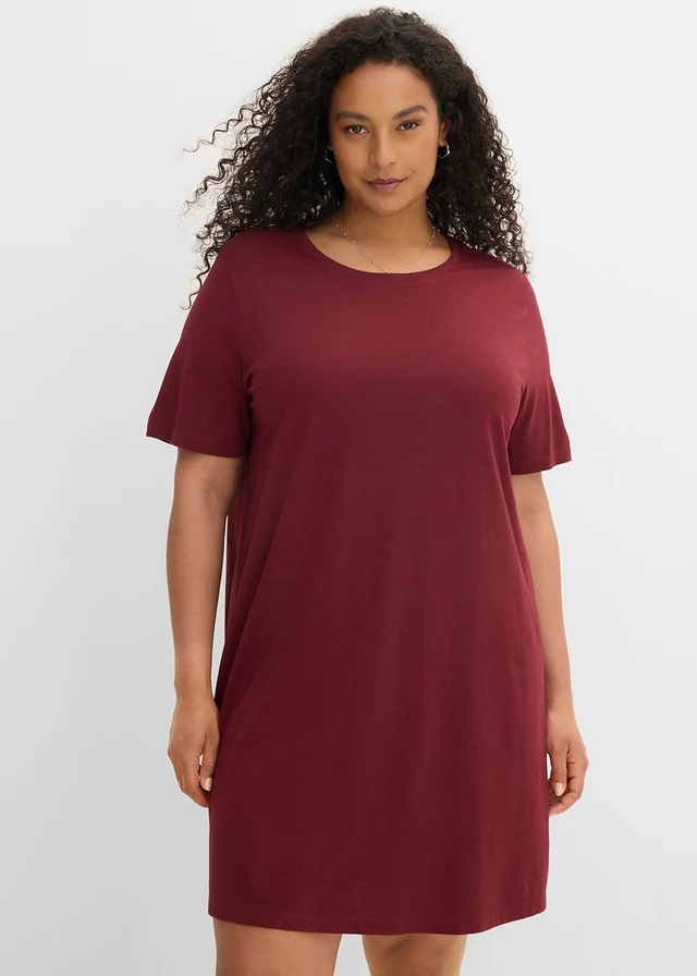 Oversized shirtjurk, Kleur: esdoornrood