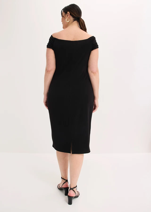 Mini jurk, Kleur: zwart