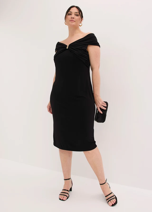 Mini jurk, Kleur: zwart