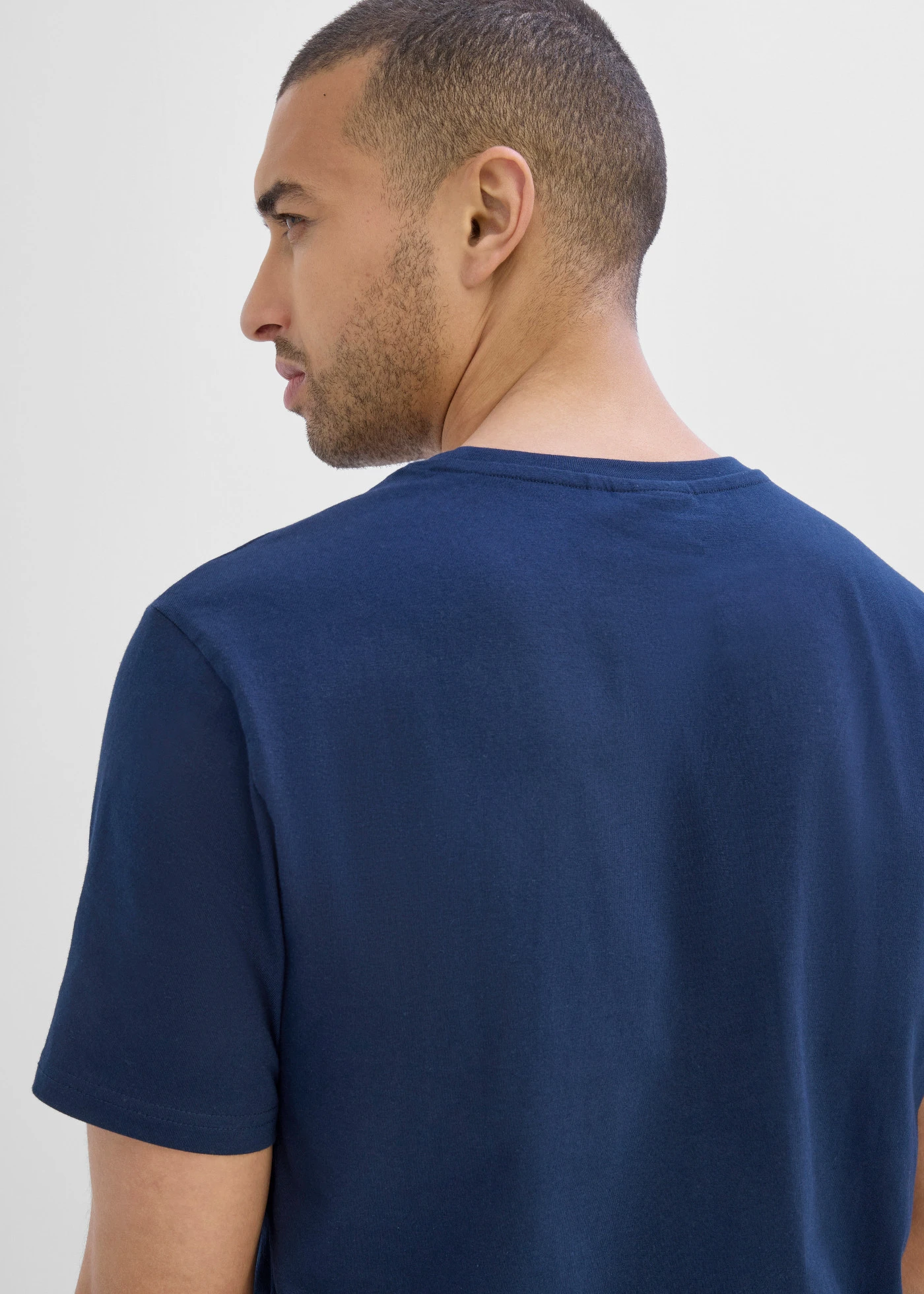 T-shirt 100% coton • bleu foncé imprimé • product-page.page-title-suffix