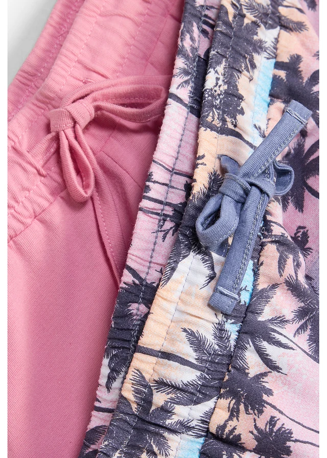 Jersey short van biologisch katoen (set van 2) • melba-frambozenroze • product-page.page-title-suffix