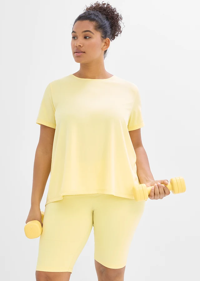 Top texturé, séchage rapide, Couleur: jaune clair
