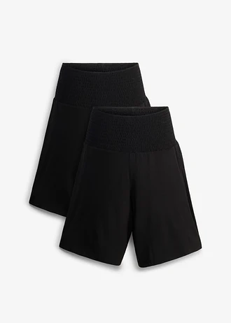 Lot de 2 shorts en jersey léger pour la grossesse et après