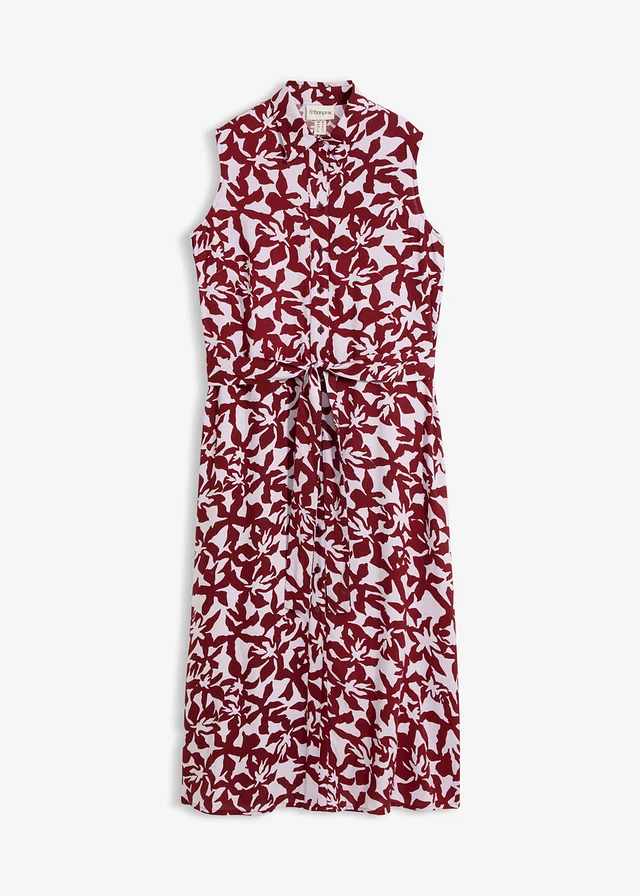 Robe-chemise en viscose fluide