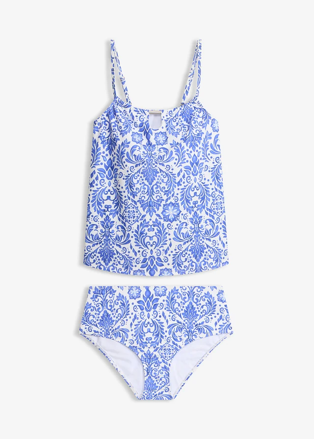 Tankini (ens. 2 pces) • blanc-bleu santorin • product-page.page-title-suffix