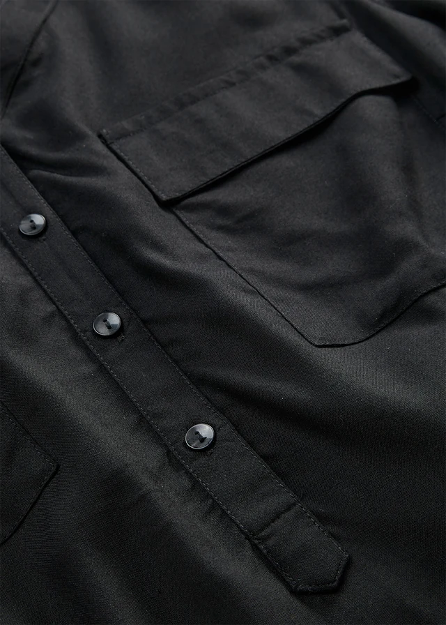 Blouse en viscose à manches courtes • noir • product-page.page-title-suffix
