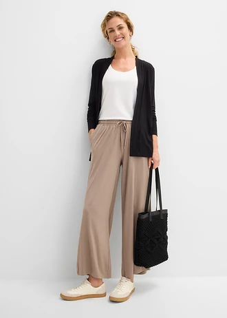 Shirtvest van zacht viscose, Kleur: zwart