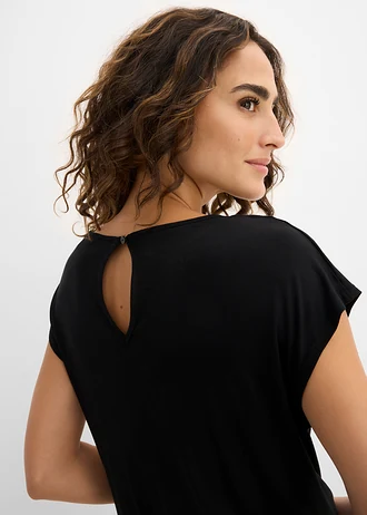 Playsuit van een zachte viscosemix • zwart • bonprix online shop