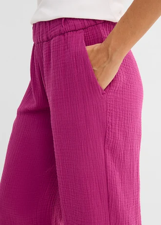 Marlene Dietrich broek van mousseline • violet • bonprix online shop