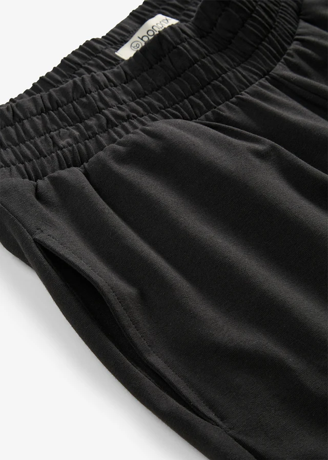 Jersey broek van katoenmix • zwart • product-page.page-title-suffix