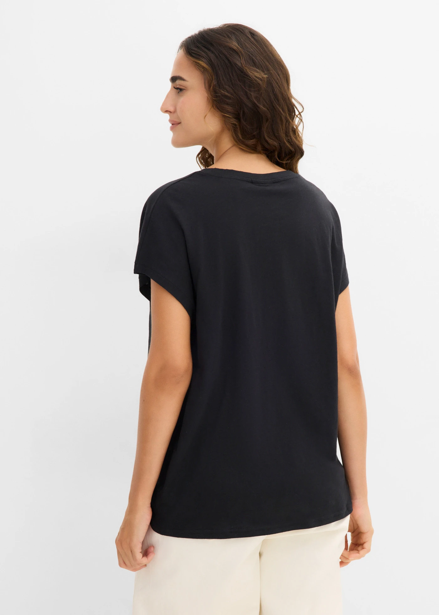 T-shirt 100% coton • noir • Boutique bonprix