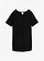 T-shirt évasé, Couleur: noir