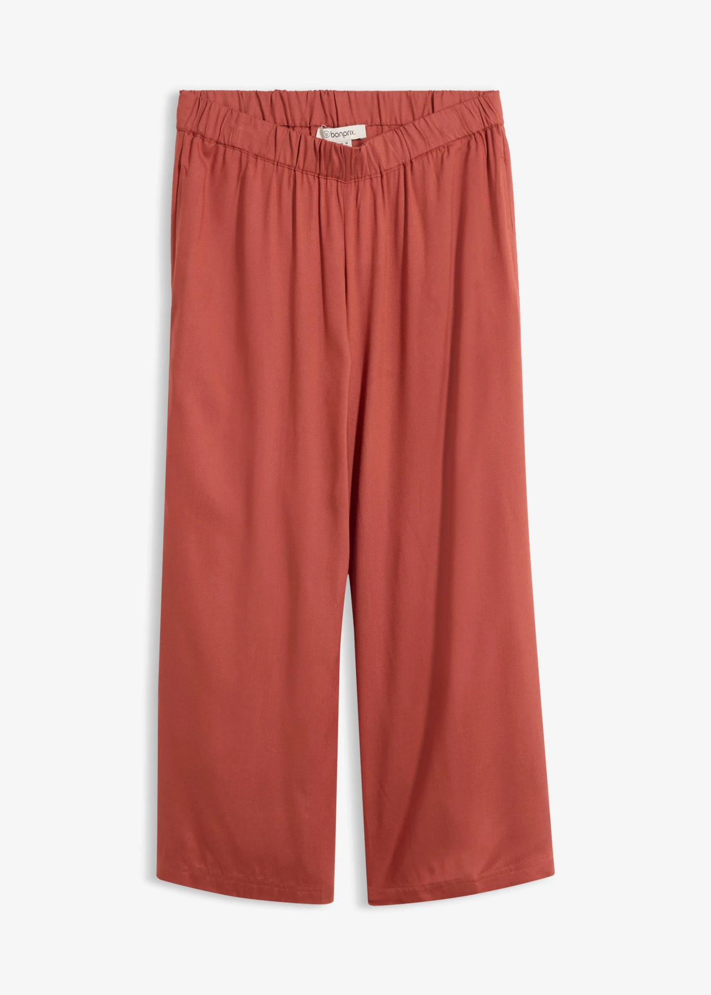 Wijde culotte van soepele viscose • marsala • bonprix online shop
