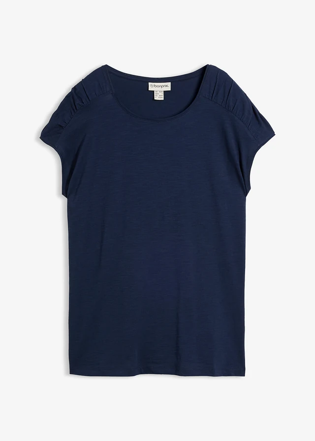 Boxy shirt, korte mouw