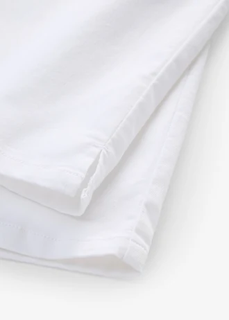 Stretch broek met rechte pijpen, mid waist • wit • bonprix online shop